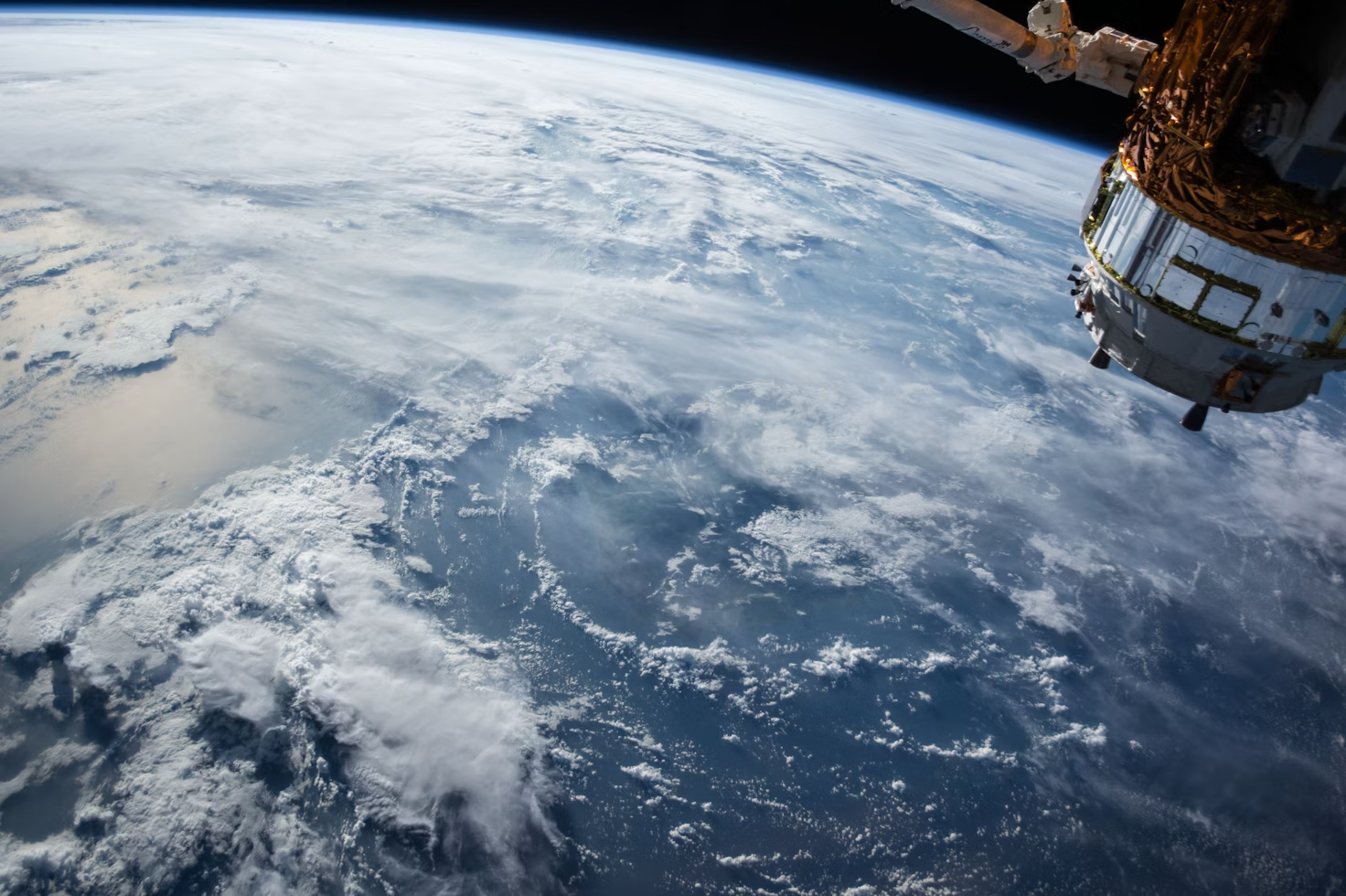 Imagen de la Tierra vista desde el espacio.