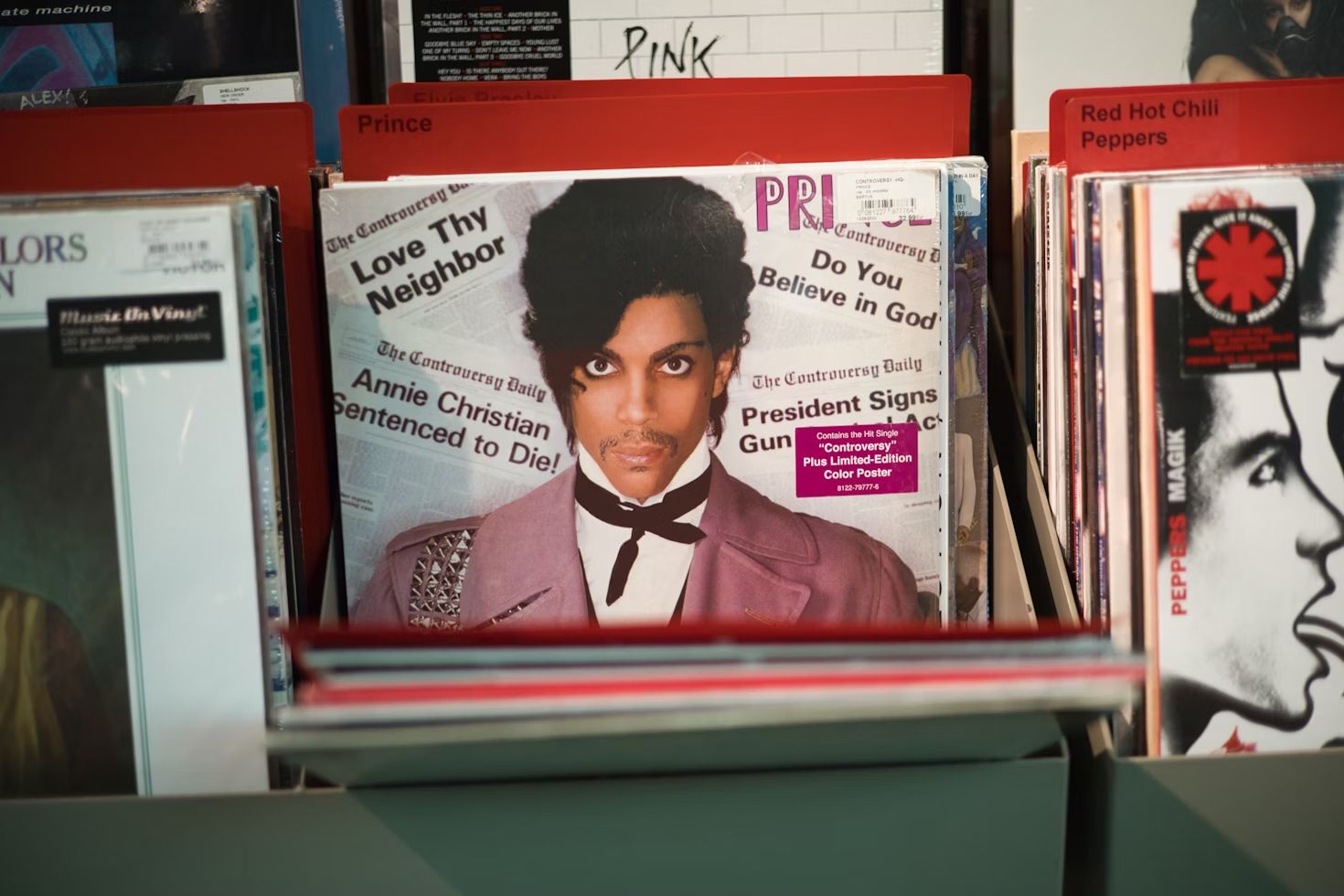 Portada de un disco de Prince.